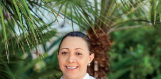 Pastry chef Claudia Gonzalez enjoys delighting Windsor members with her sweet desserts and varied menu. Photo by Kim Bottalico